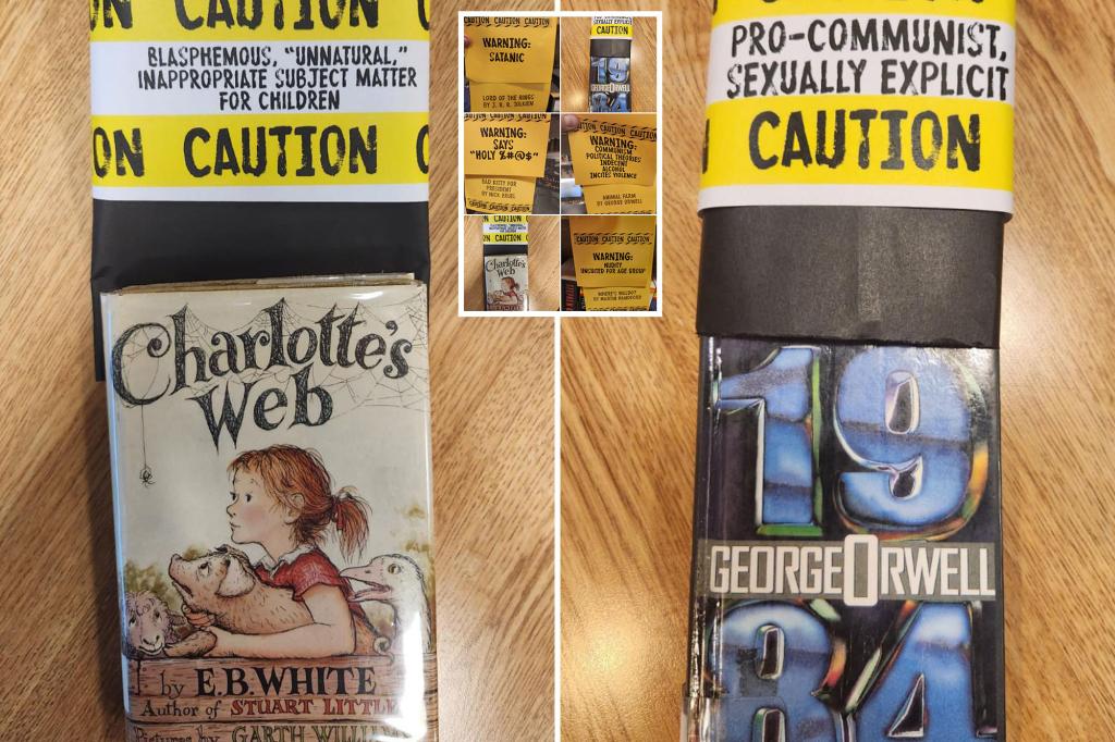 The 'forbidden' bookshelf of the school library may shock you with beloved children's novels